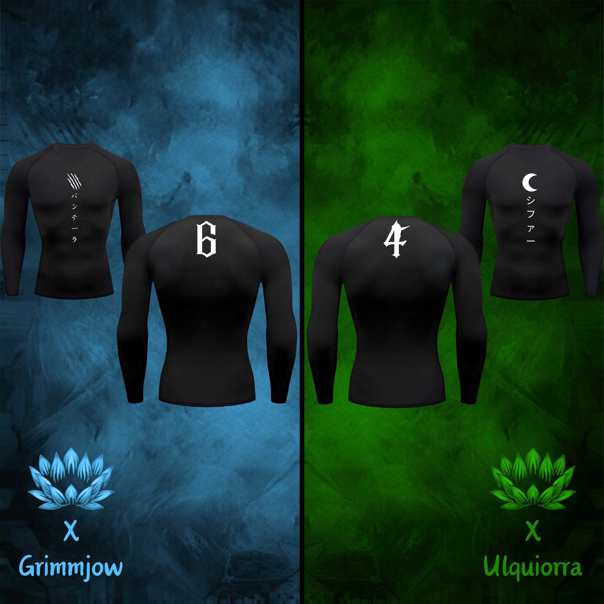 Grimmjow x Ulquiorra Set (Long)