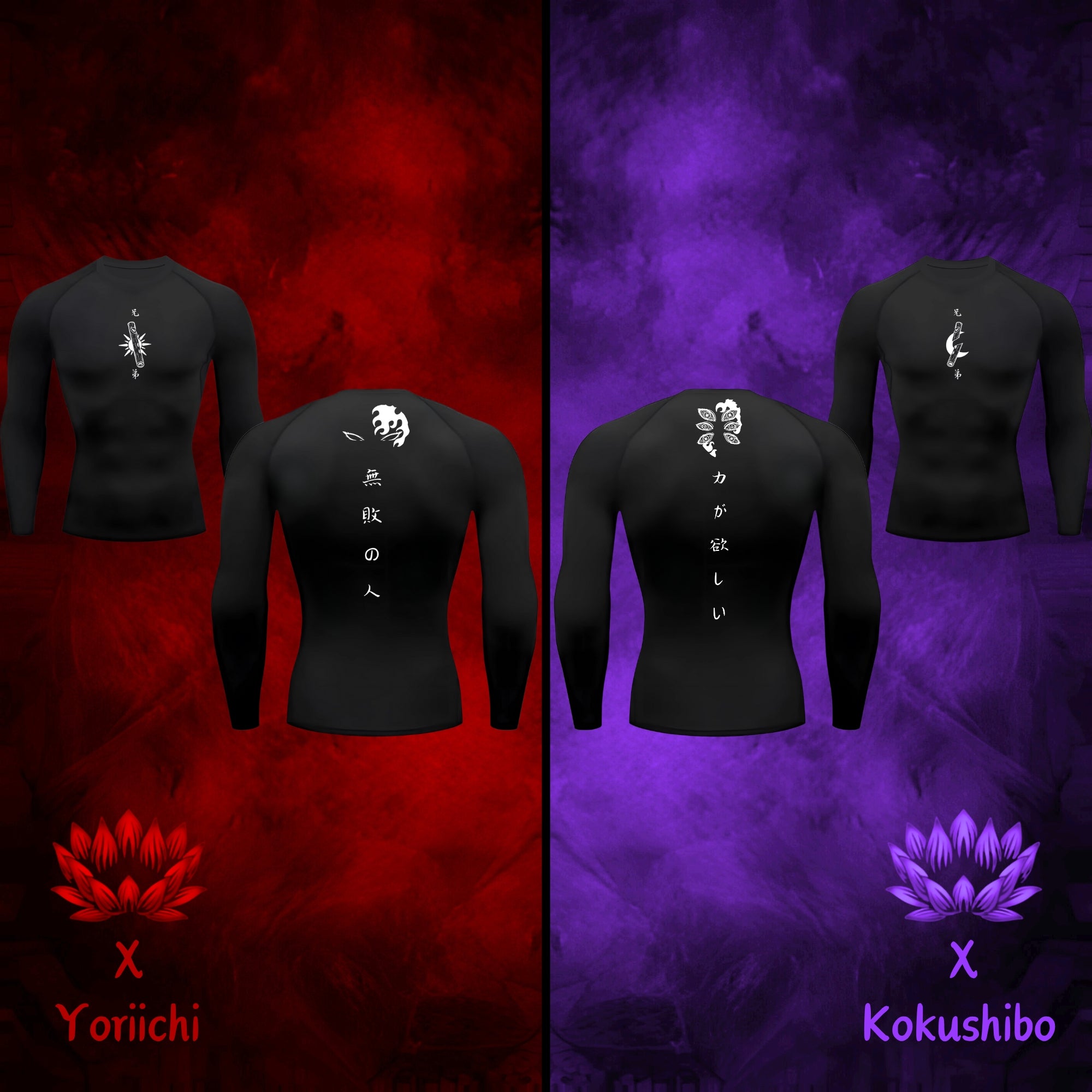 Yoruiichi x Kokushibo Set (Long)