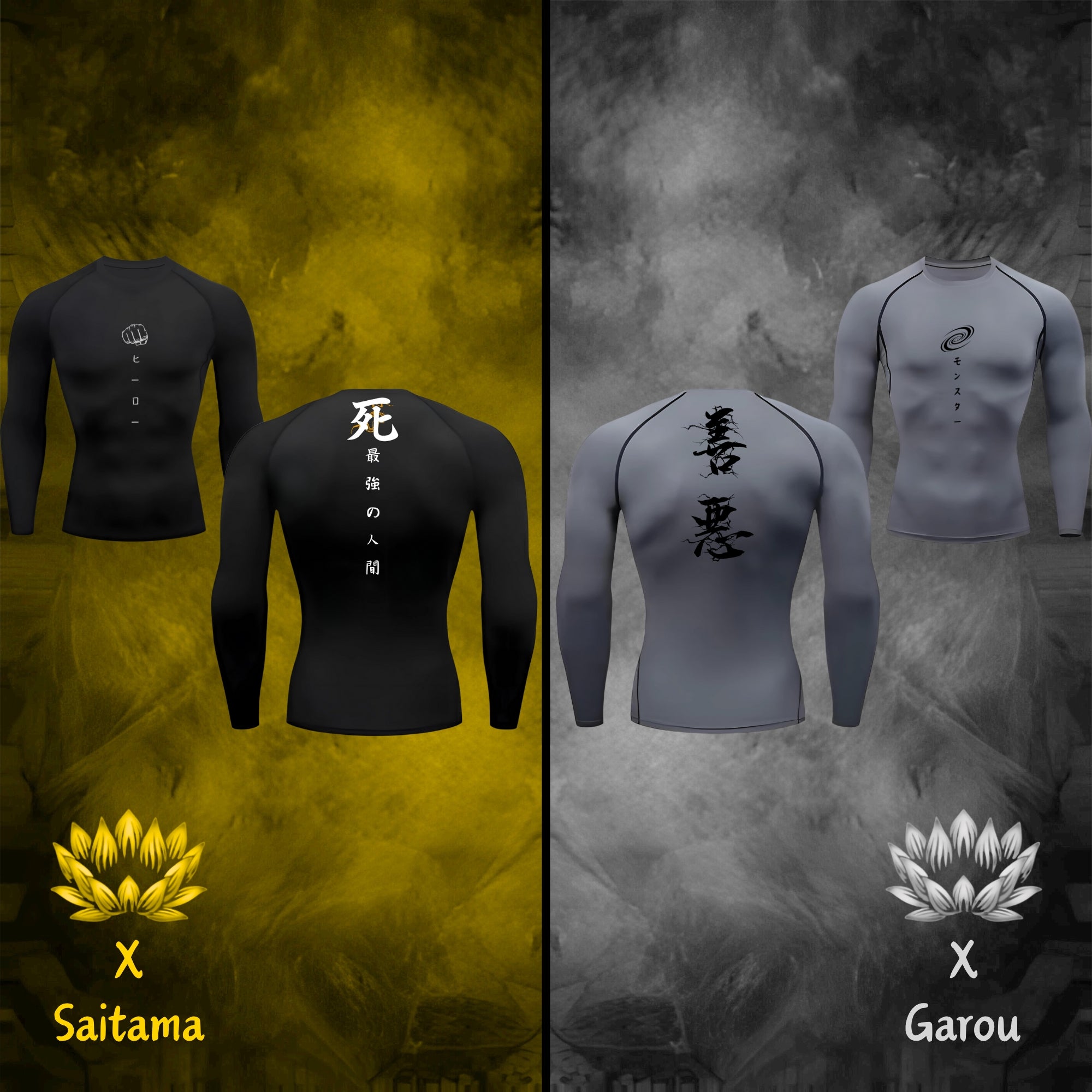 Saitama x Garou Set (Long)