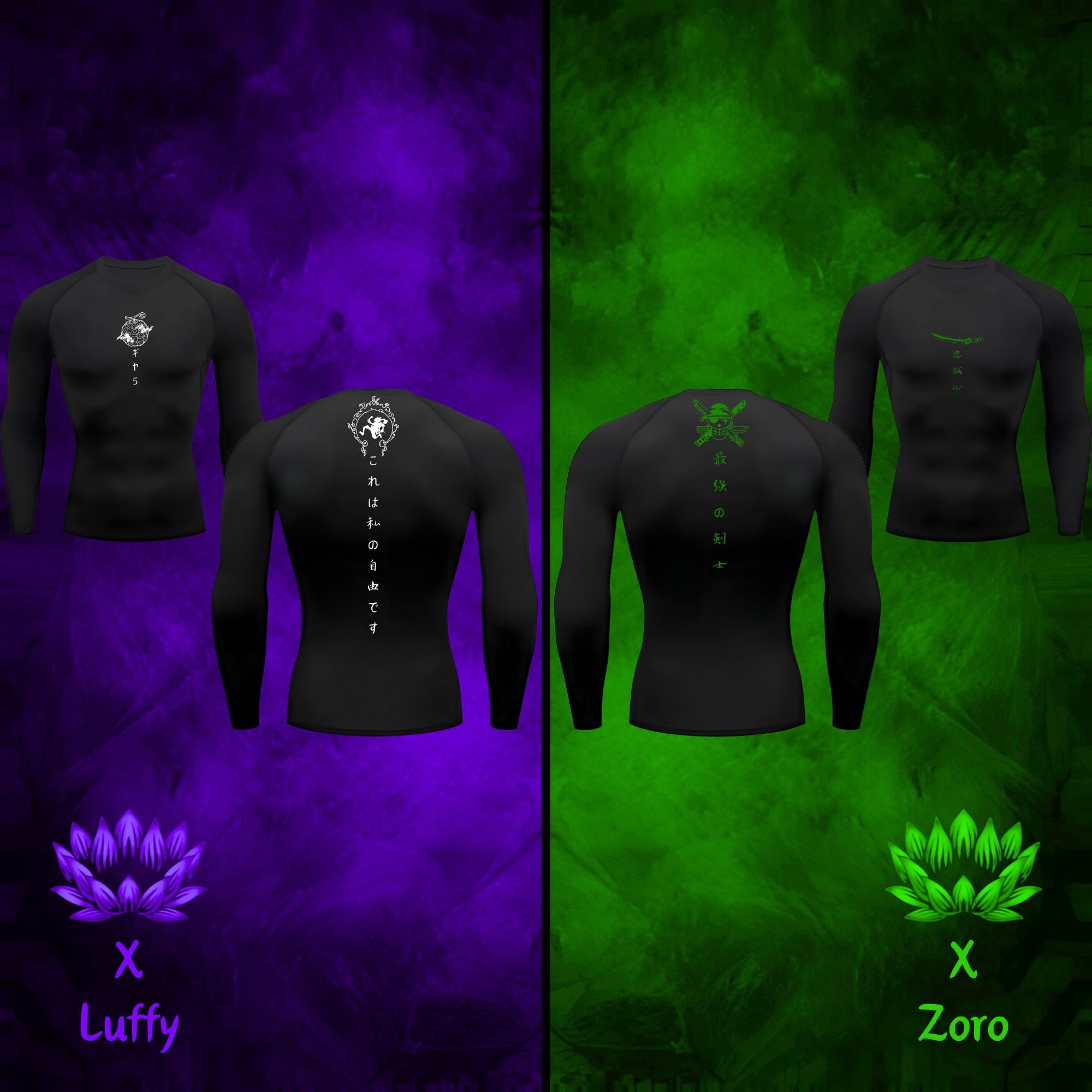 Luffy x Zoro Set (Long)