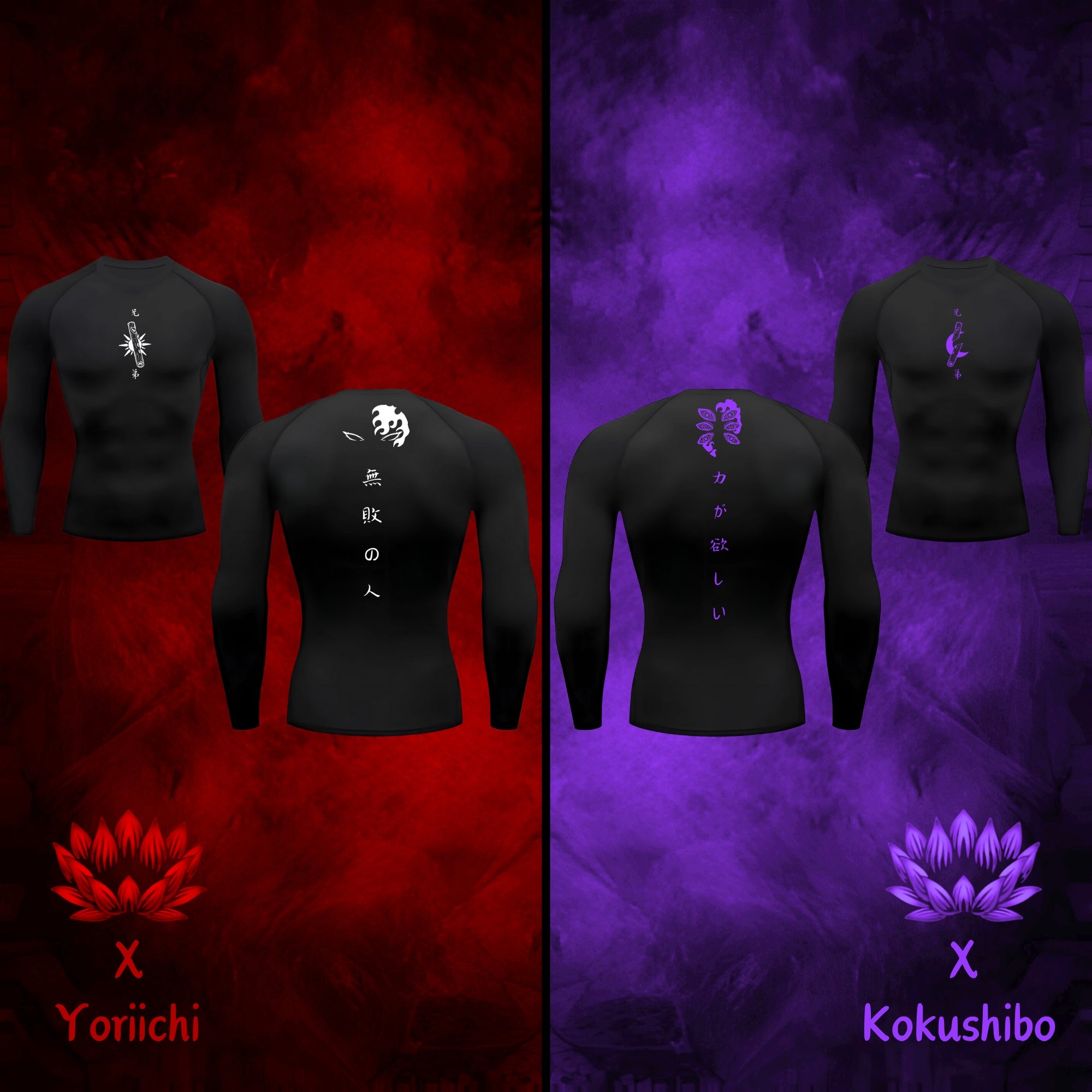 Yoruiichi x Kokushibo Set (Long)