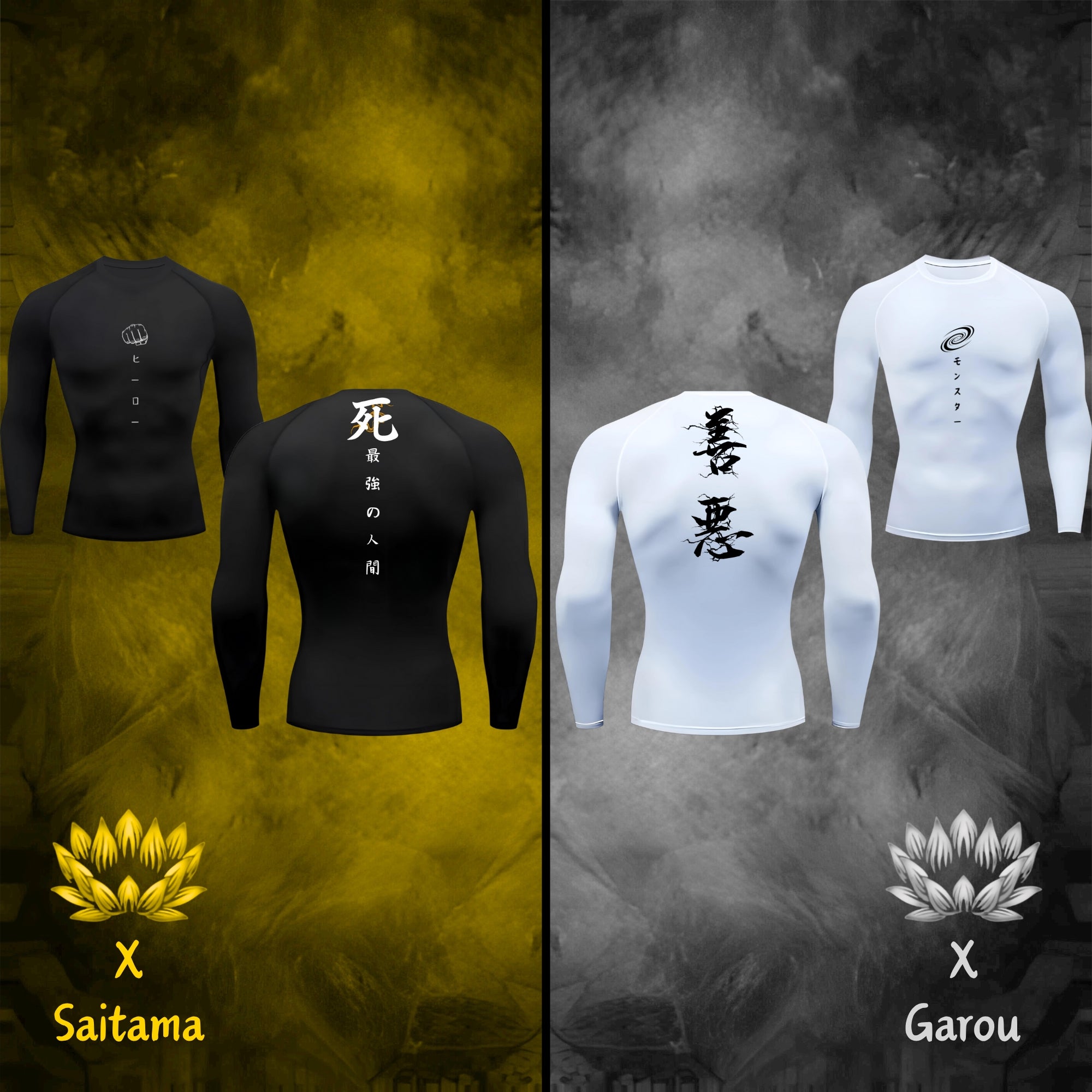 Saitama x Garou Set (Long)