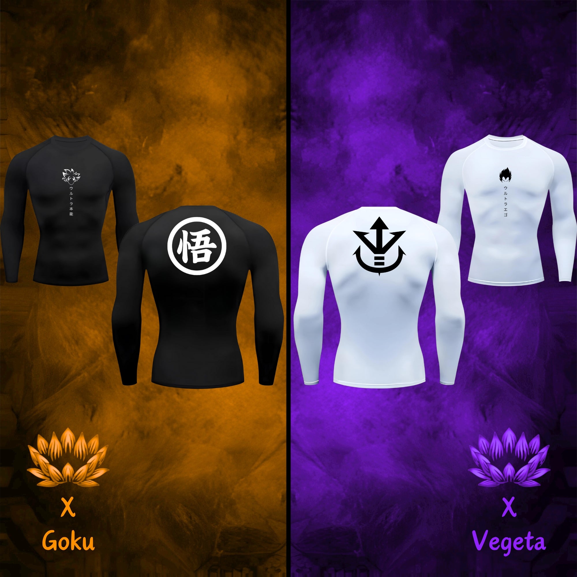 Goku x Vegeta Set (Long)