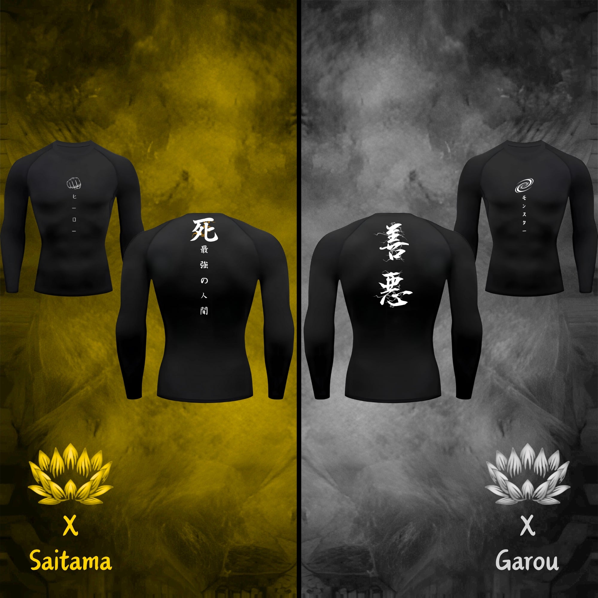 Saitama x Garou Set (Long)