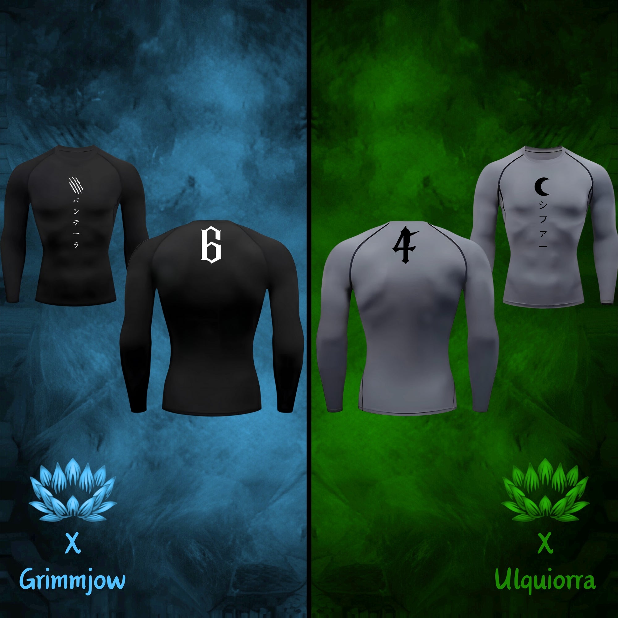 Grimmjow x Ulquiorra Set (Long)