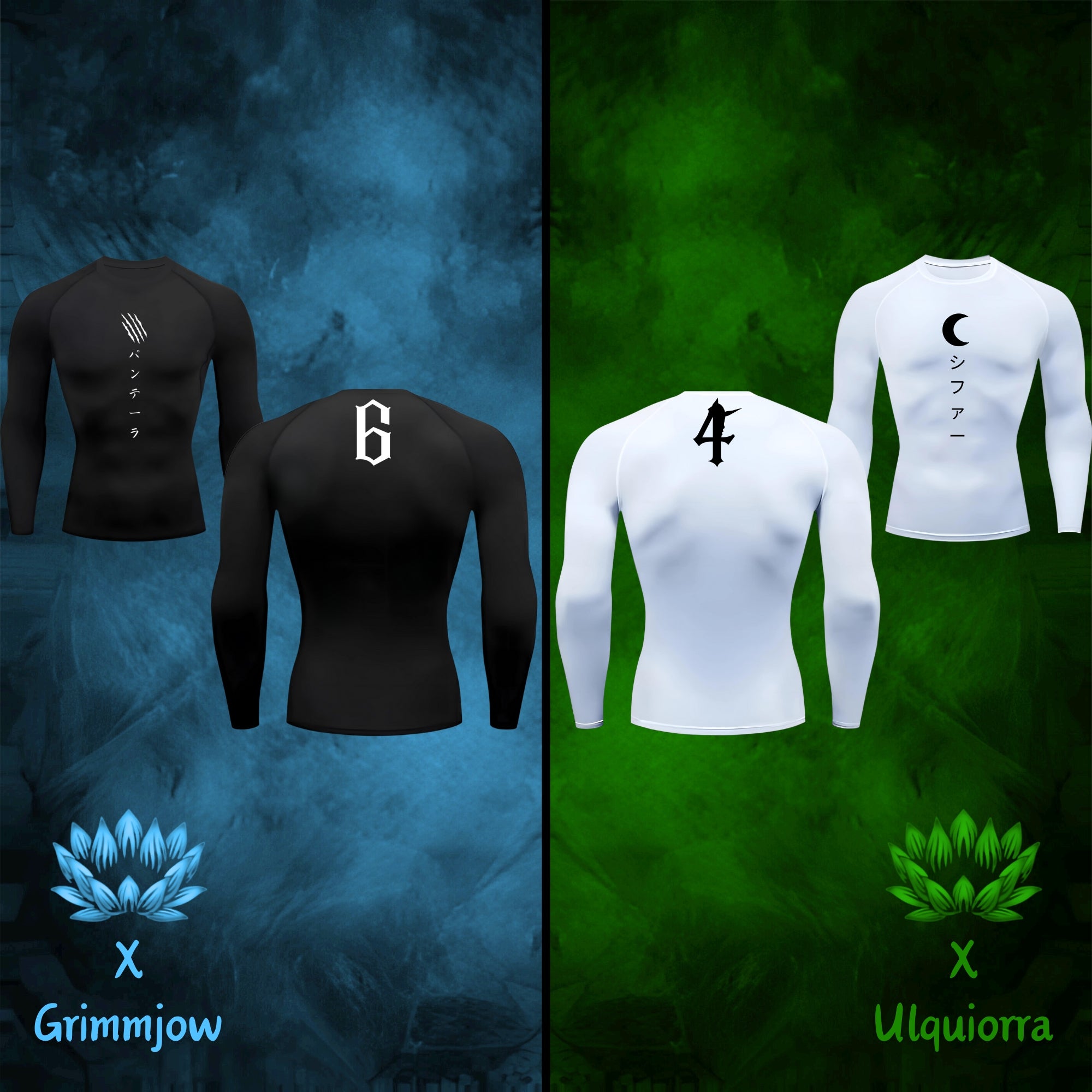 Grimmjow x Ulquiorra Set (Long)