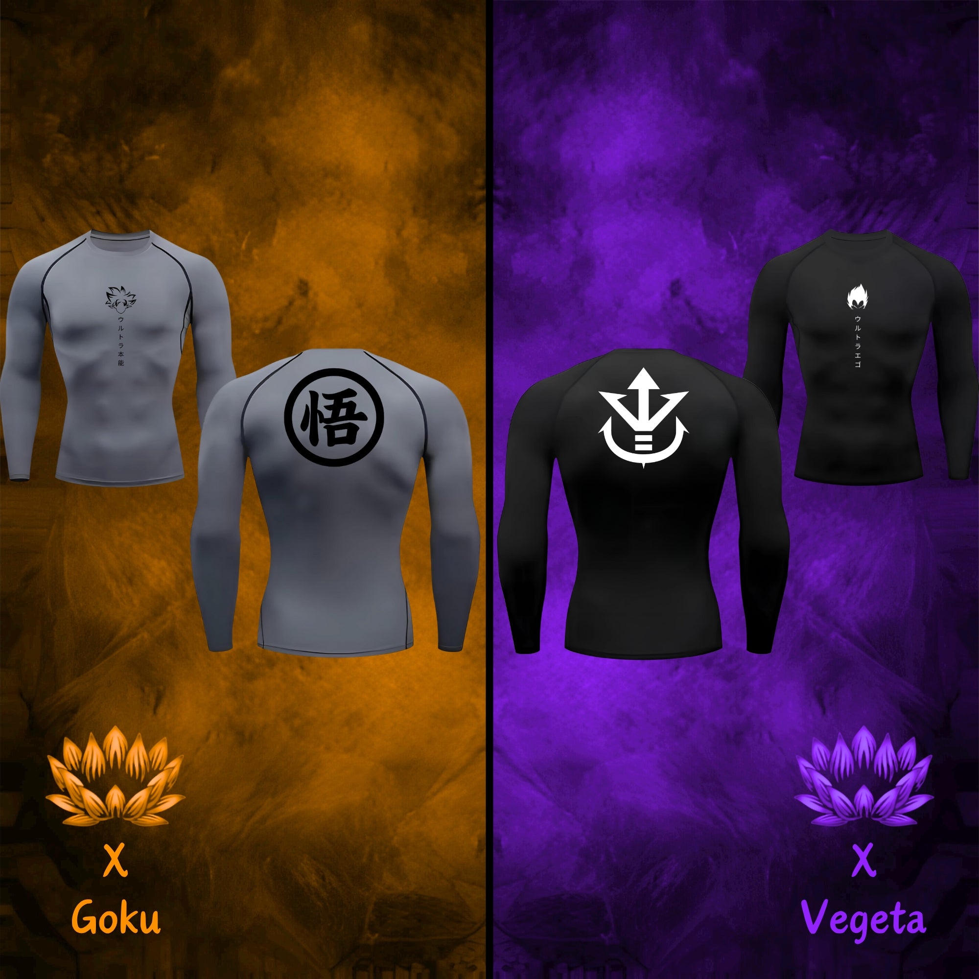 Goku x Vegeta Set (Long)