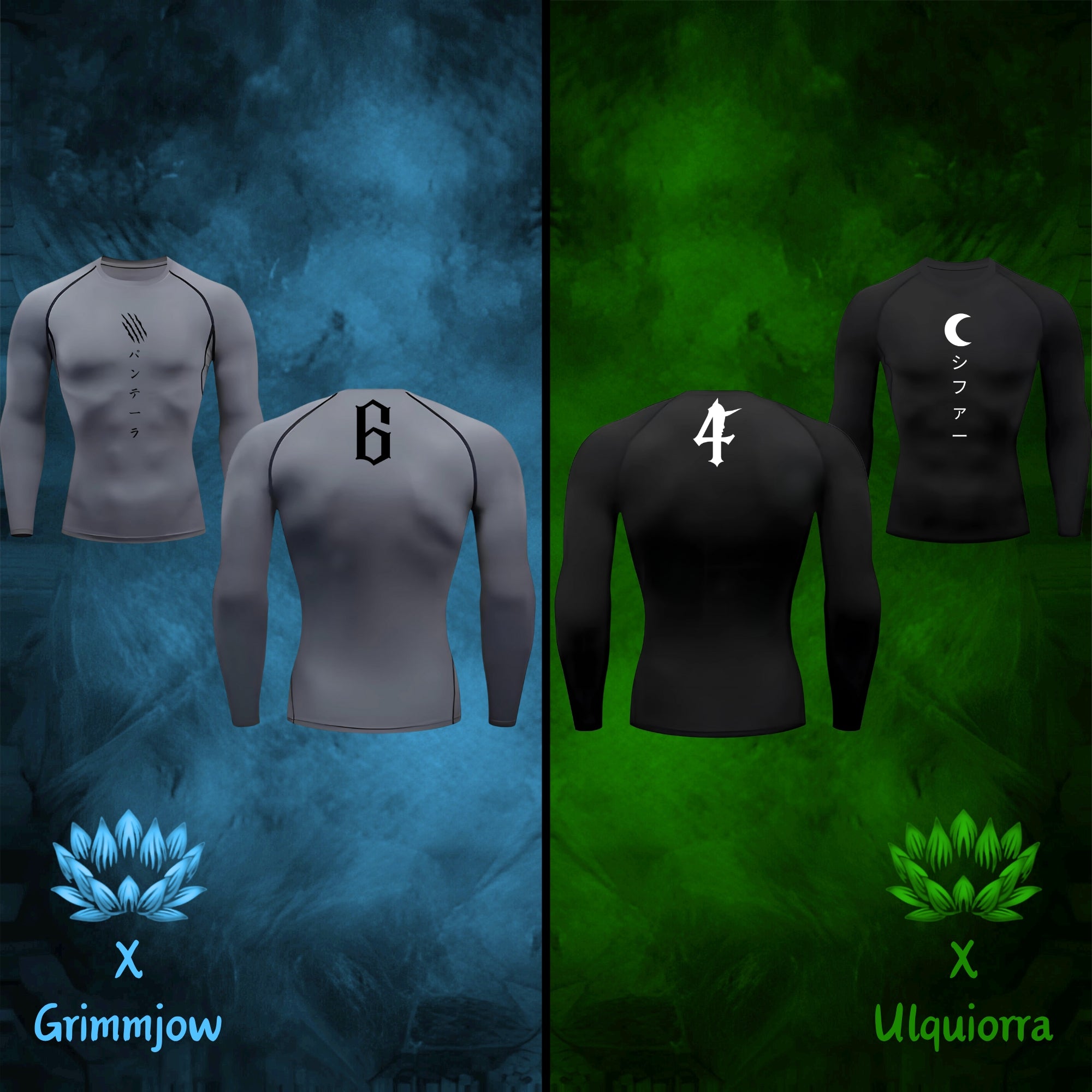 Grimmjow x Ulquiorra Set (Long)