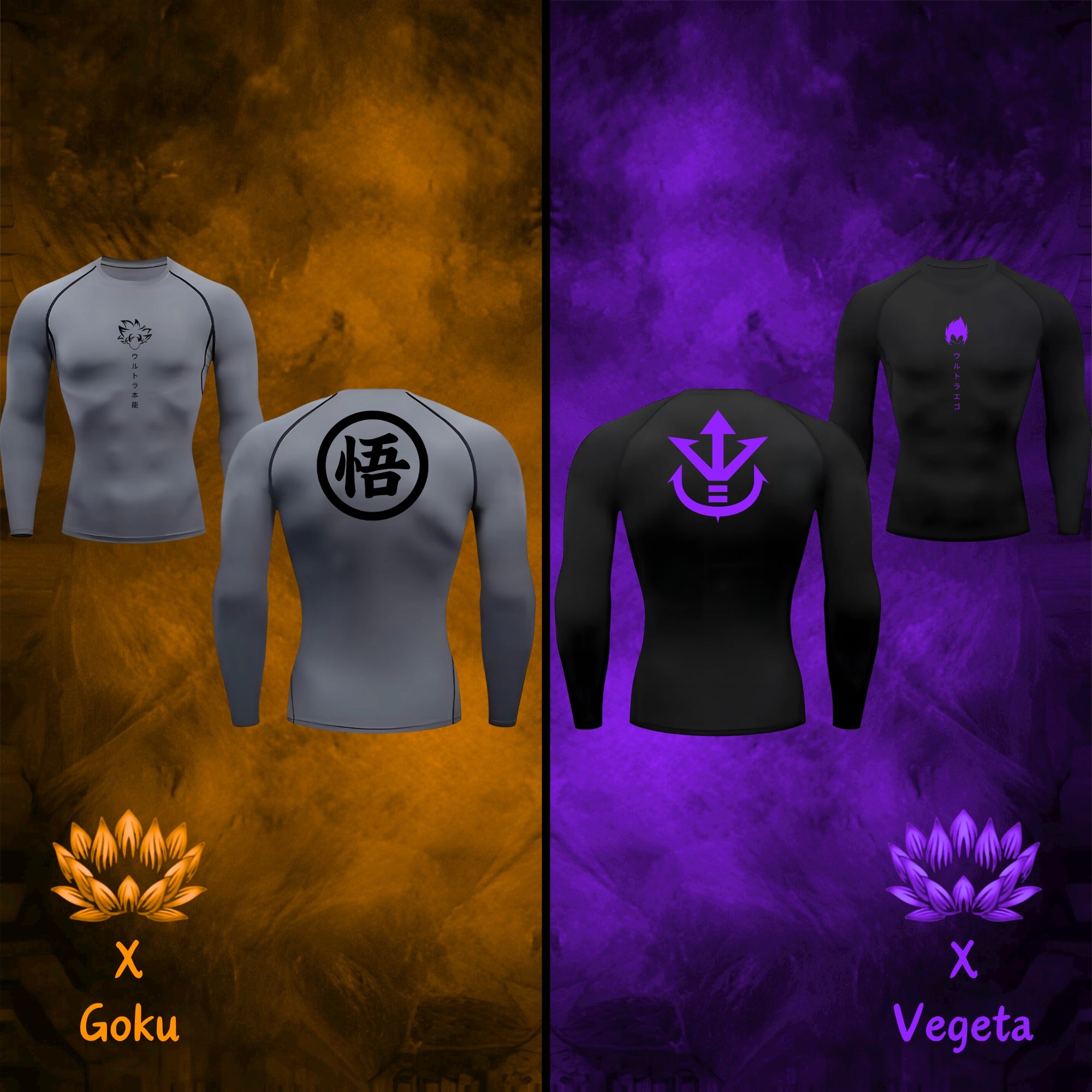 Goku x Vegeta Set (Long)