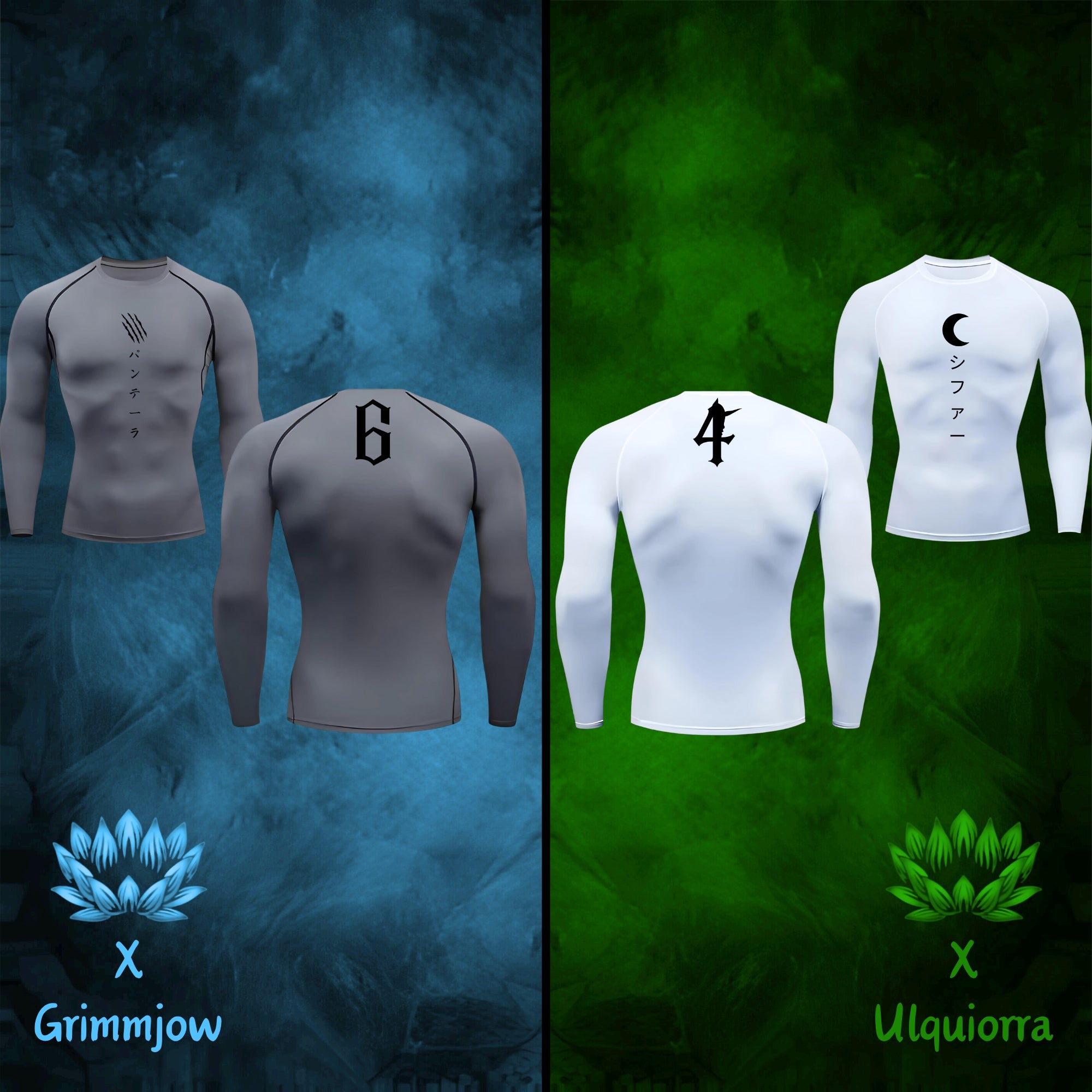 Grimmjow x Ulquiorra Set (Long)
