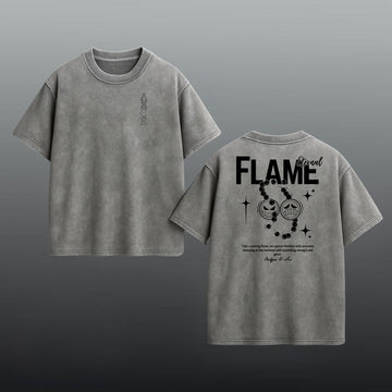 Gray Shirt/Black Print / S
