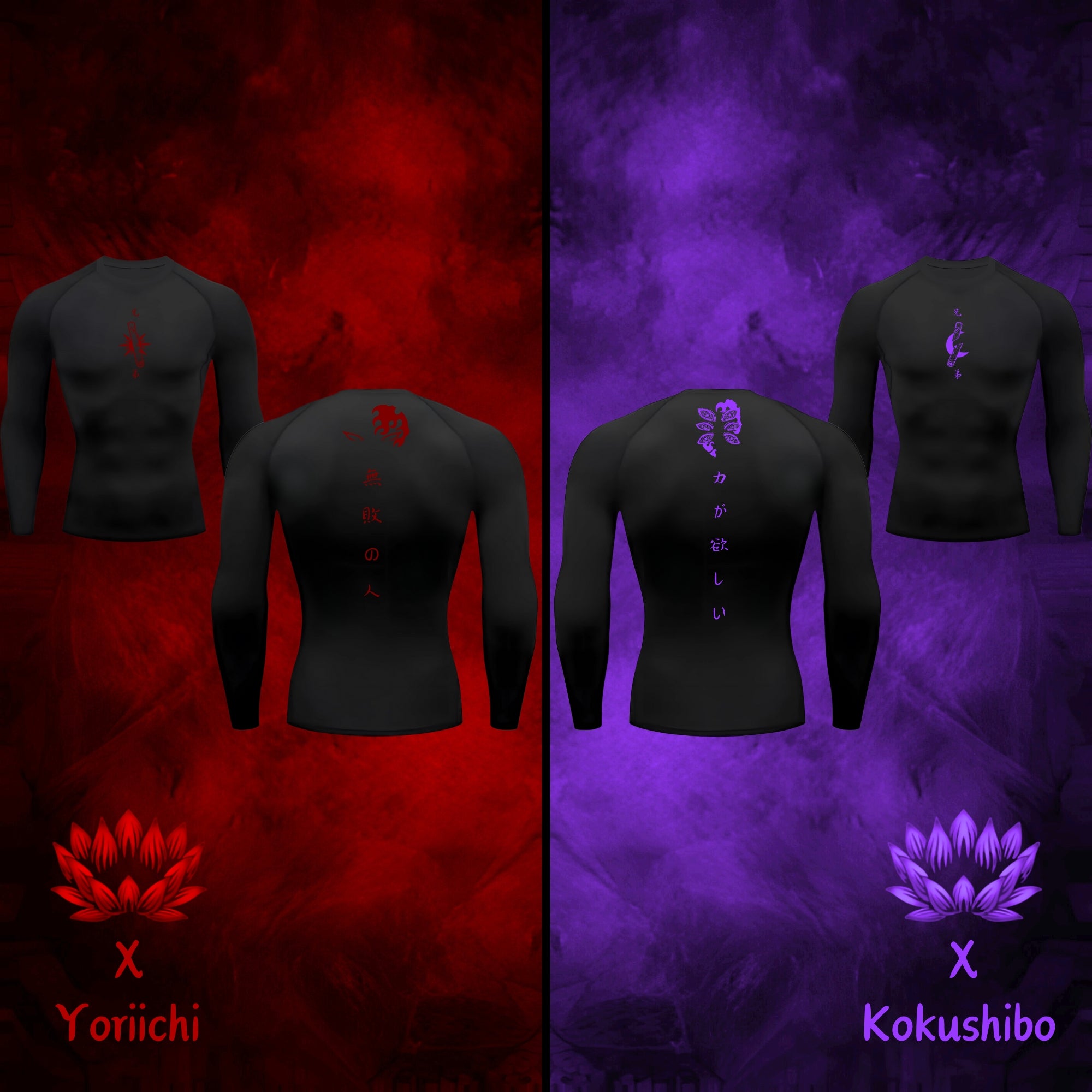 Yoruiichi x Kokushibo Set (Long)