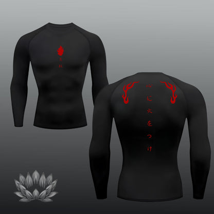 Rengoku Compression Shirt (Long)