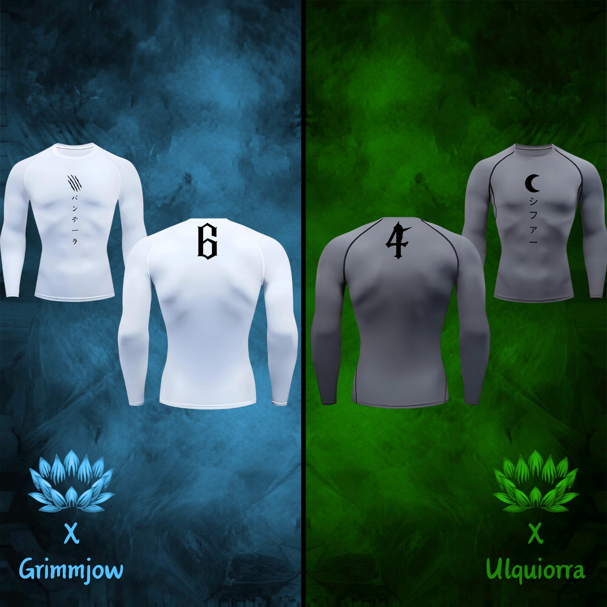 Grimmjow x Ulquiorra Set (Long)