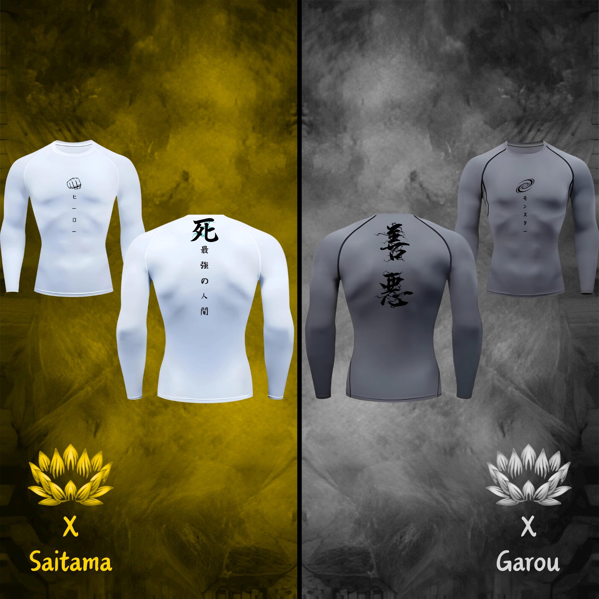 Saitama x Garou Set (Long)