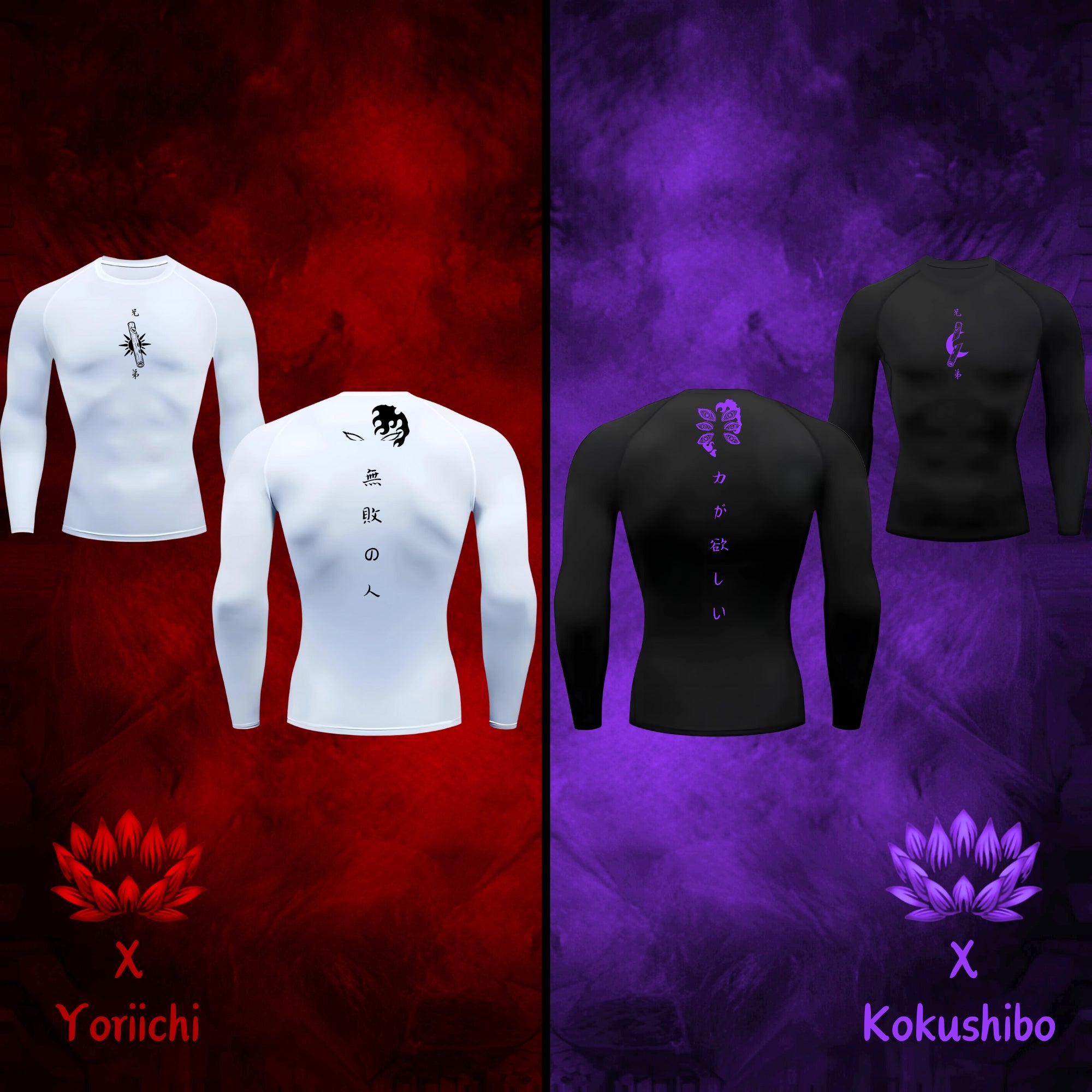 Yoruiichi x Kokushibo Set (Long)
