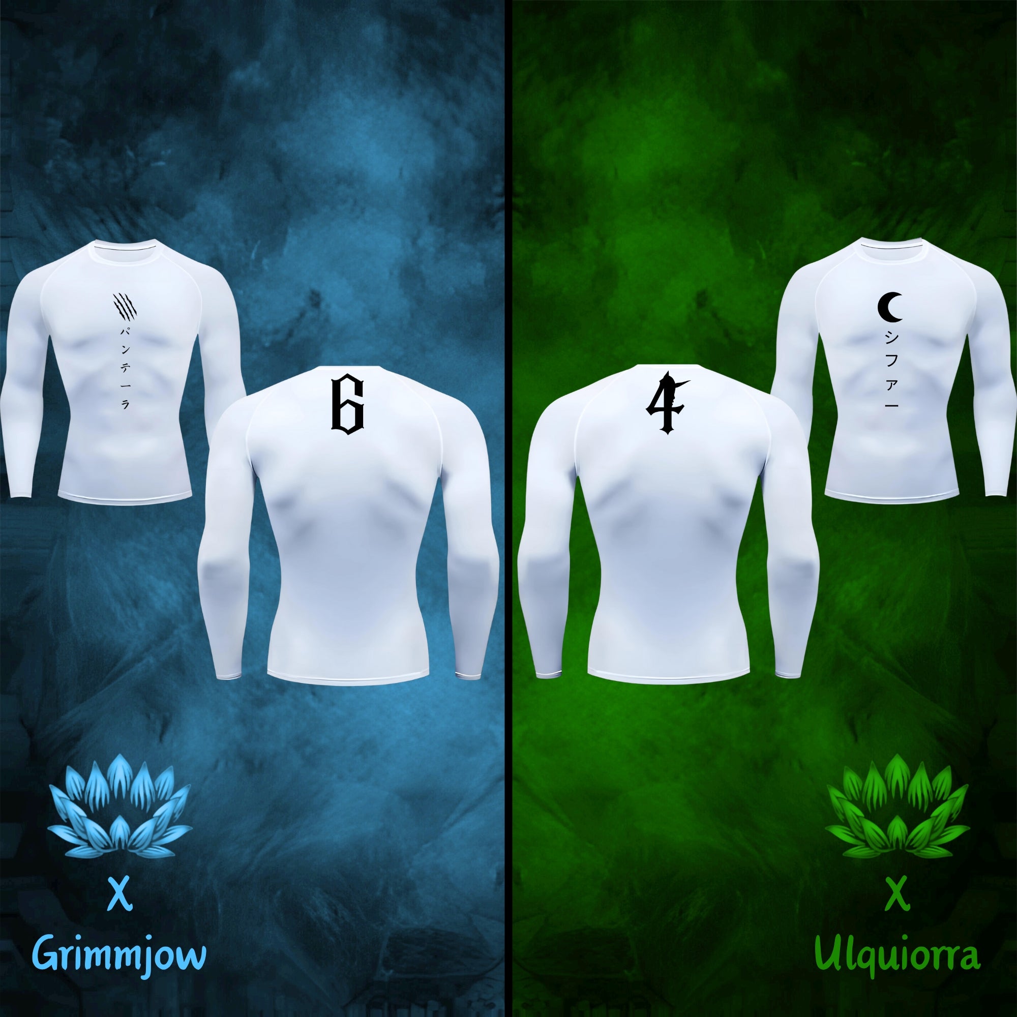 Grimmjow x Ulquiorra Set (Long)