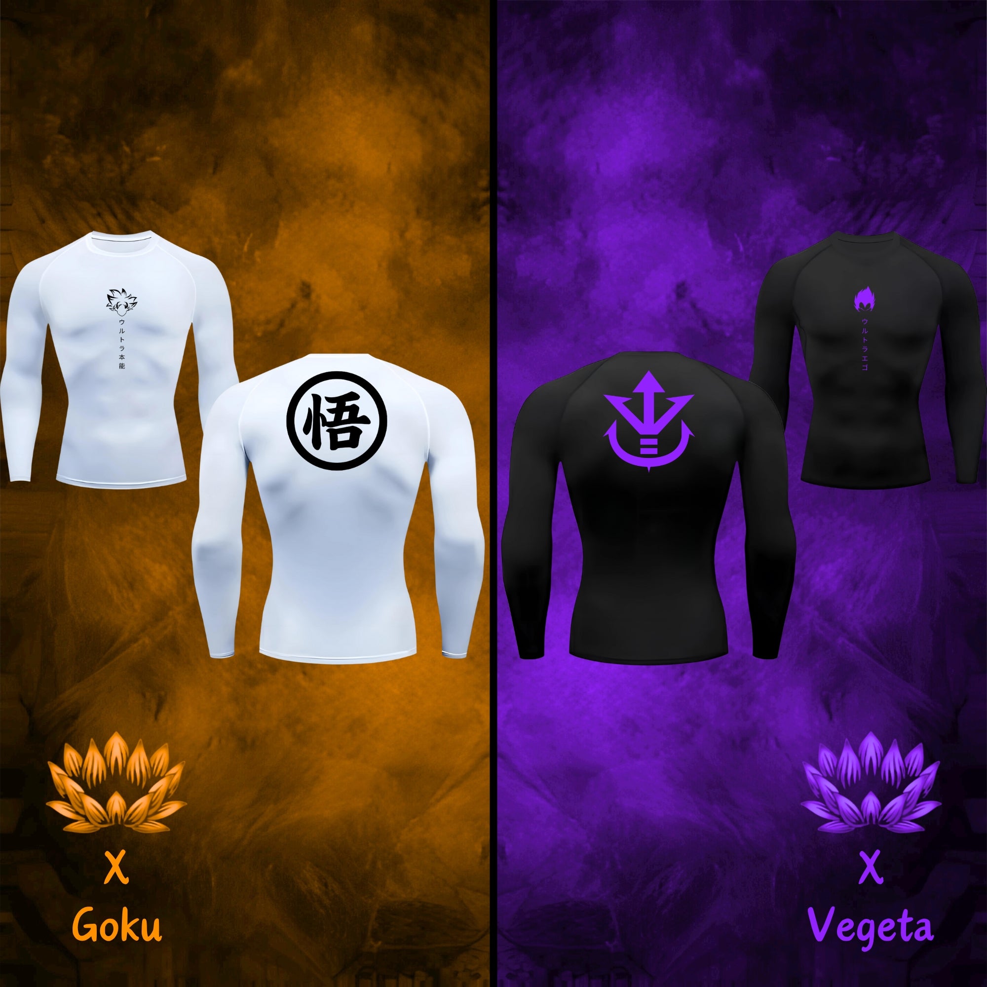 Goku x Vegeta Set (Long)