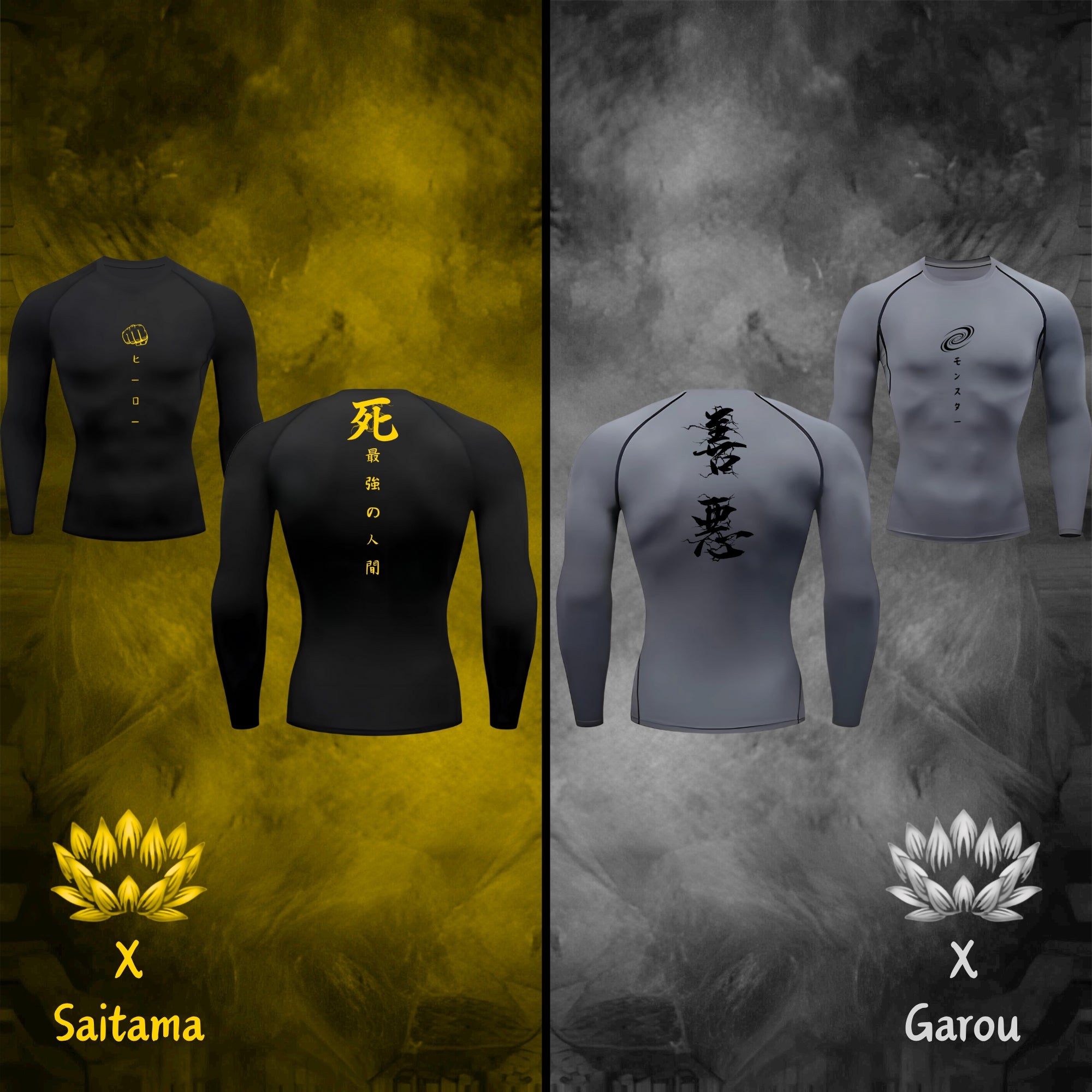 Saitama x Garou Set (Long)