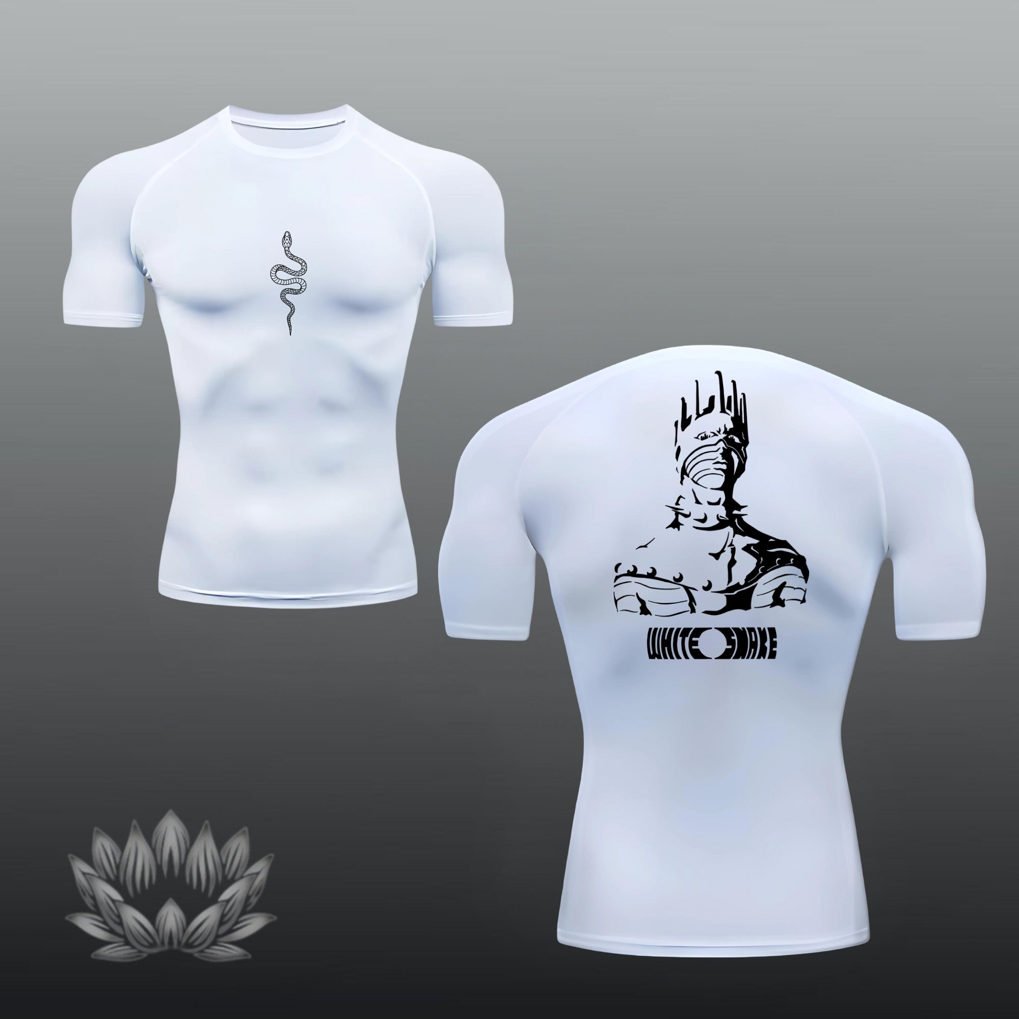 White Snake Compression Shirt