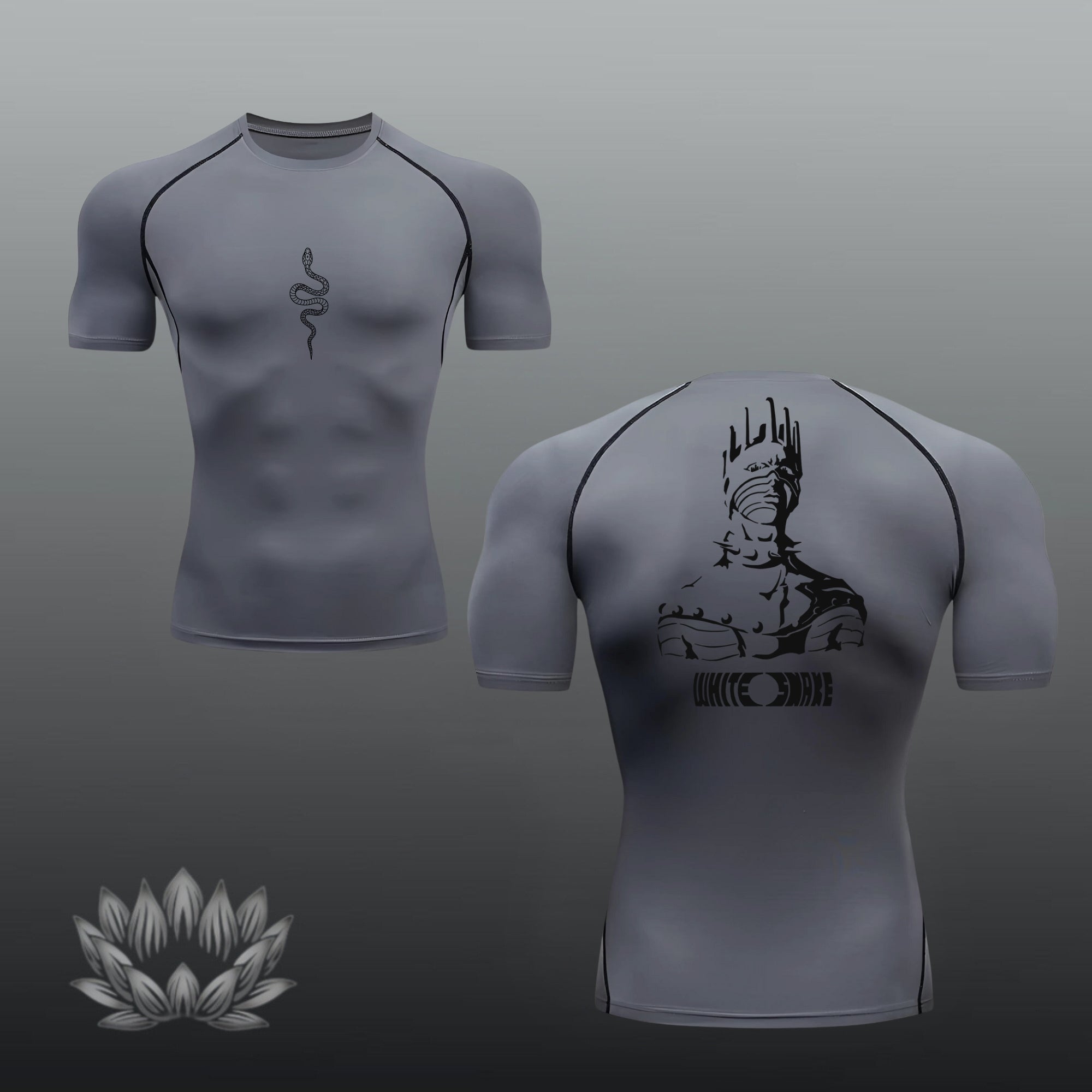 White Snake Compression Shirt