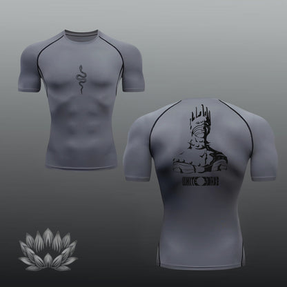 White Snake Compression Shirt