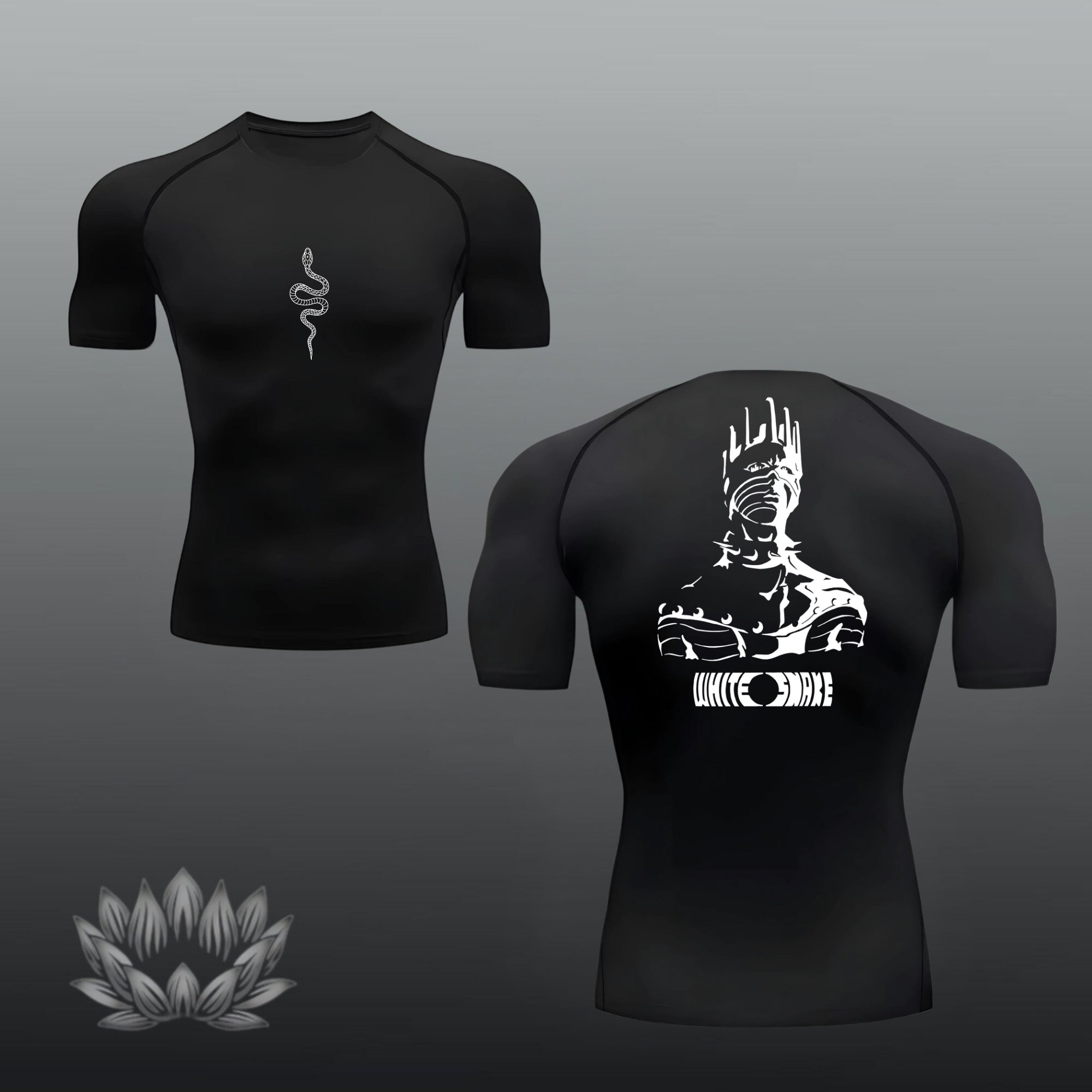 White Snake Compression Shirt